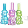 Bear Buddy Electroplated Bong - 6IN
